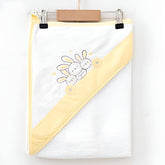 Rabbit Themed Baby Girl Towel Yellow - 239.1411