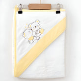 Love Bear Themed Baby Girl Towel Yellow - 239.1412
