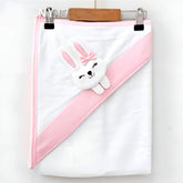 Bunny Themed Baby Girl Towel Pink - 239.1416