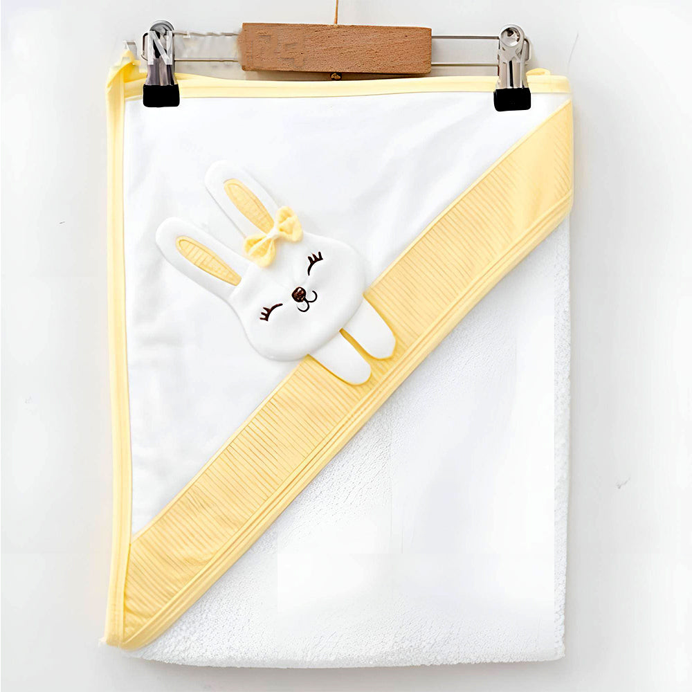 Bunny Themed Baby Girl Towel Yellow - 239.1416