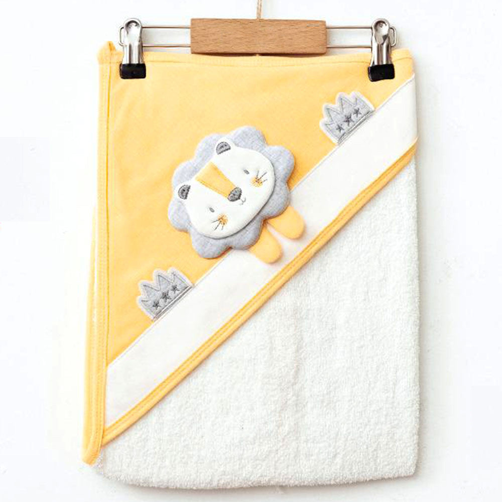 Lion Themed Baby Towel Yellow - 239.1418