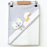 Sweet Cat Themed Baby Towel Grey - 239.1419