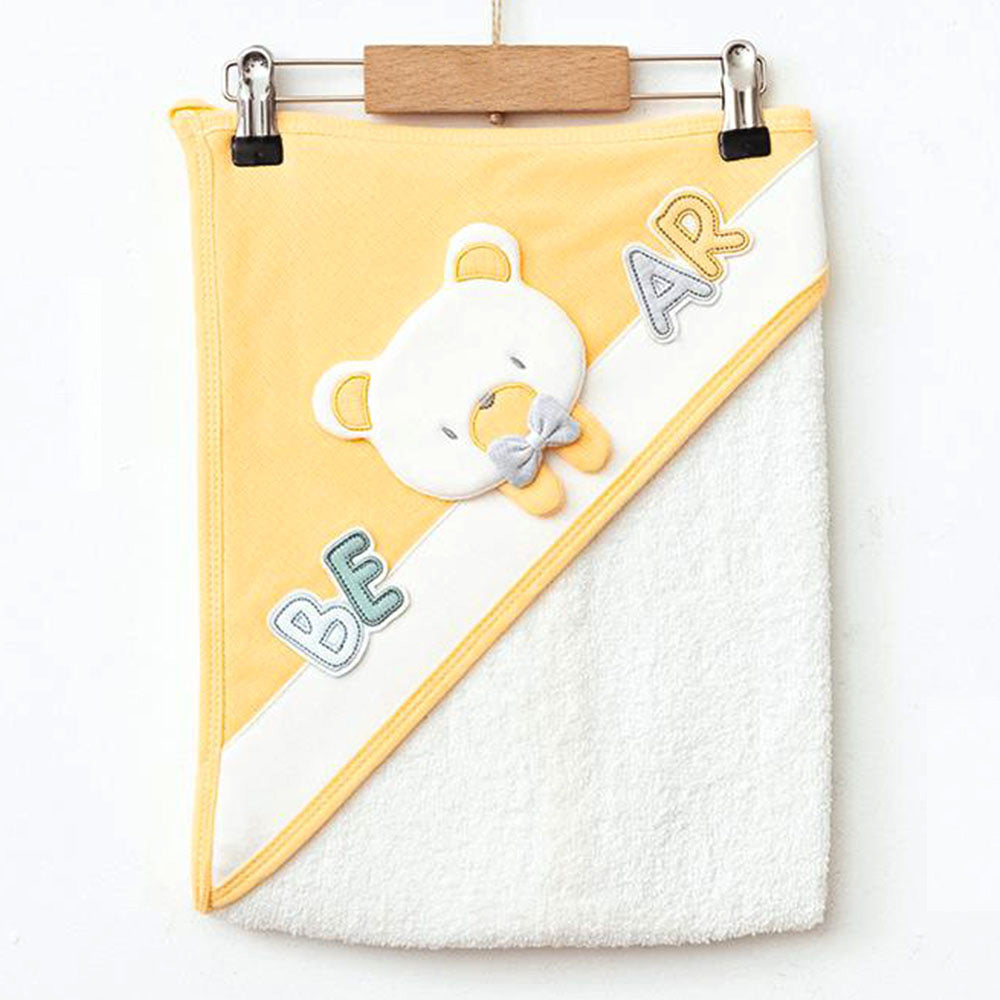 Bear Themed Baby Towel Yellow - 239.1420