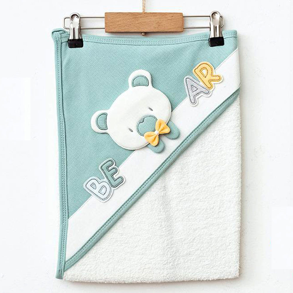 Bear Themed Baby Towel Green - 239.1420