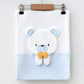 Bear Themed Baby Blanket Blue - 239.3003