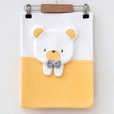 Bear Themed Baby Blanket Yellow - 239.3003