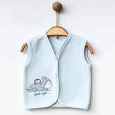 3-Pack Penguin Quilted Baby Boy Vests Blue (0-3)(3-6)(6-9) Months - 239.44113