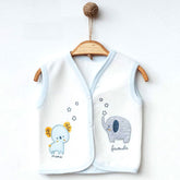 3-Pack Koala Quilted Baby Boy Vests Ecru (0-3)(3-6)(6-9) Months - 239.44114