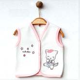 3-Pack Cute Star Quilted Baby Girl Vests Ecru (0-3)(3-6)(6-9) Months - 239.44116