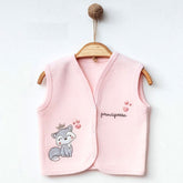 3-Pack Cat Quilted Baby Girl Vests Pink (0-3)(3-6)(6-9) Months - 239.44117