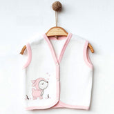 3-Pack Heart Quilted Baby Girl Vests Ecru (0-3)(3-6)(6-9) Months - 239.44119