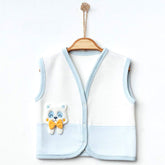 3-Pack Panda Quilted Baby Boy Vests Ecru (0-3)(3-6)(6-9) Months - 239.44120
