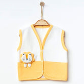 3-Pack Lion Quilted Baby Boy Vests Yellow (0-3)(3-6)(6-9) Months - 239.44121