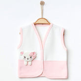 3-Pack Mini Mouse Quilted Baby Girl Vests Ecru (0-3)(3-6)(6-9) Months - 239.44125