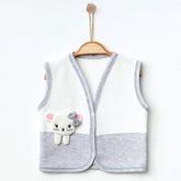 3-Pack Mini Mouse Quilted Baby Girl Vests Grey (0-3)(3-6)(6-9) Months - 239.44125