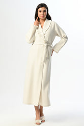 Ribbed Maternity Robe Pink - 24606