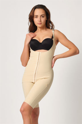 Hook-And-Eye Vest With Carioca Support Full-Length Postpartum Corset Skin - 2915