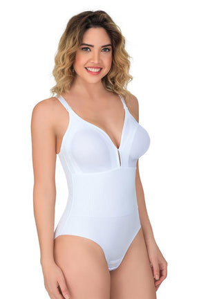 Back-Supported Body Corset Nursing Tank Top White - 2944