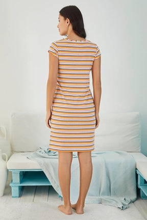 Stripes Women's Dress Patterned - 4805