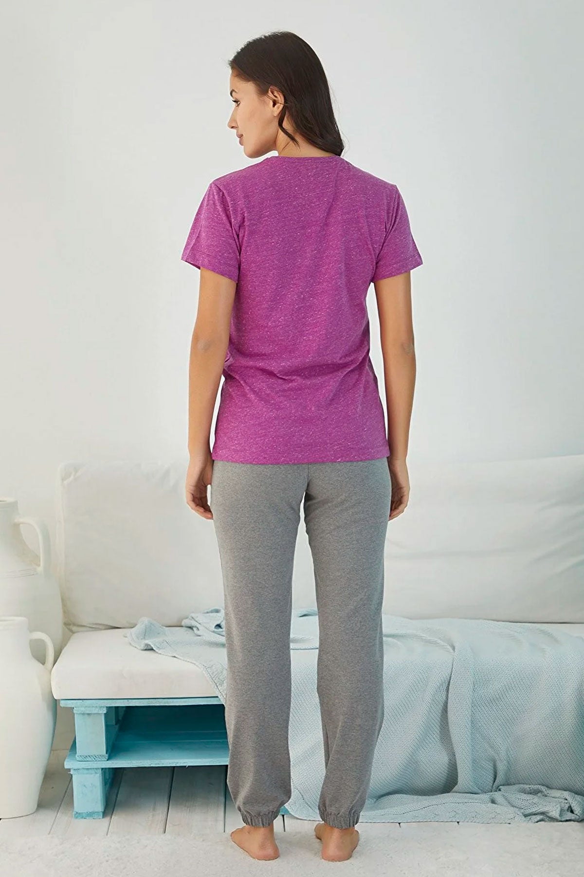Blessed Women's Pajamas Purple - 4811