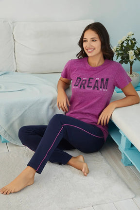 Dream Women's Pajamas Purple - 4812