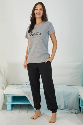 Positive Women's Pajamas Grey - 4815