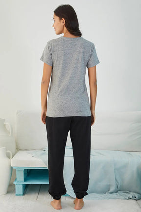 Positive Women's Pajamas Grey - 4815