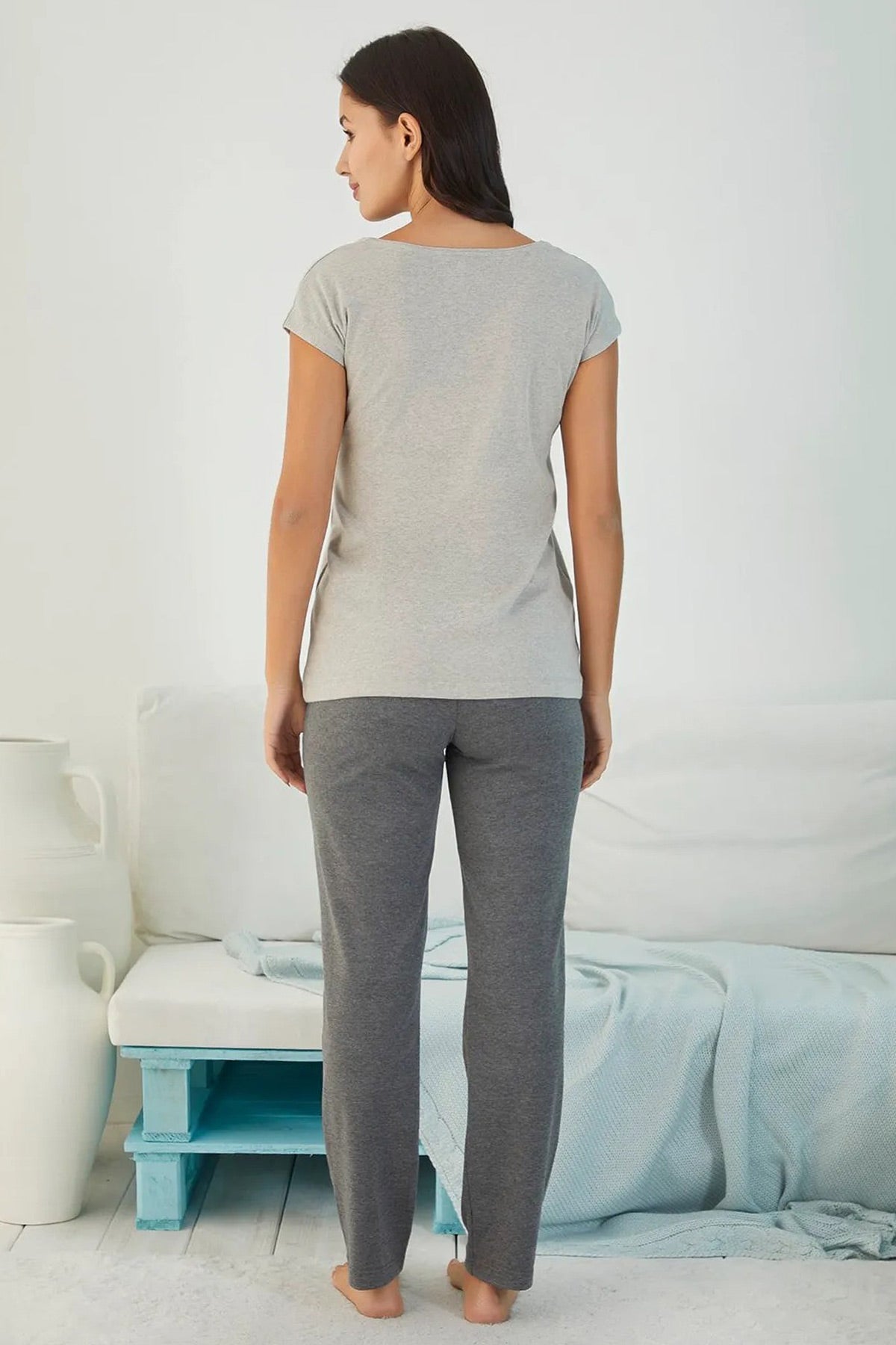 Priority Women's Pajamas Grey - 4816
