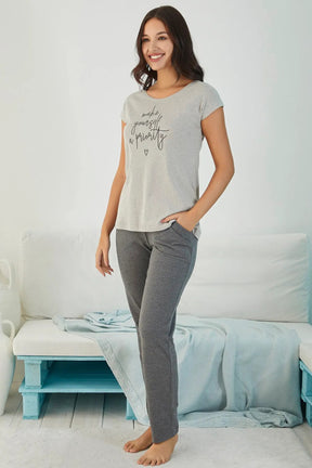 Priority Women's Pajamas Grey - 4816