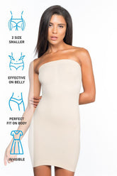 Seamless Straples Postpartum Corset Dress Skin - 5065