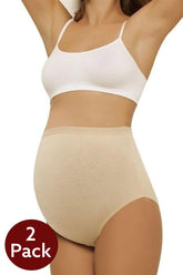 2-Pack Soft Slip Maternity Panties Skin - 5210