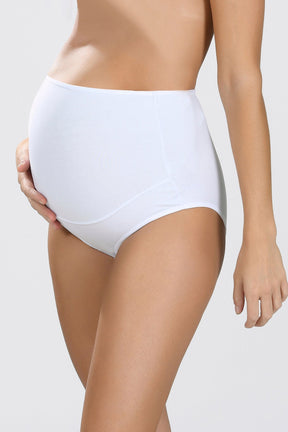 Cotton Maternity Panties White - 540