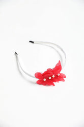 Butterfly Themed Postpartum And Bridal Crown Red - 9102