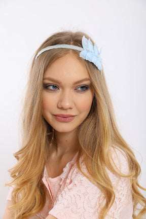 Butterfly Themed Postpartum And Bridal Crown Blue - 9102