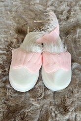 Angel Wing Postpartum And Bride Crown & Slippers Set Pink - 919507