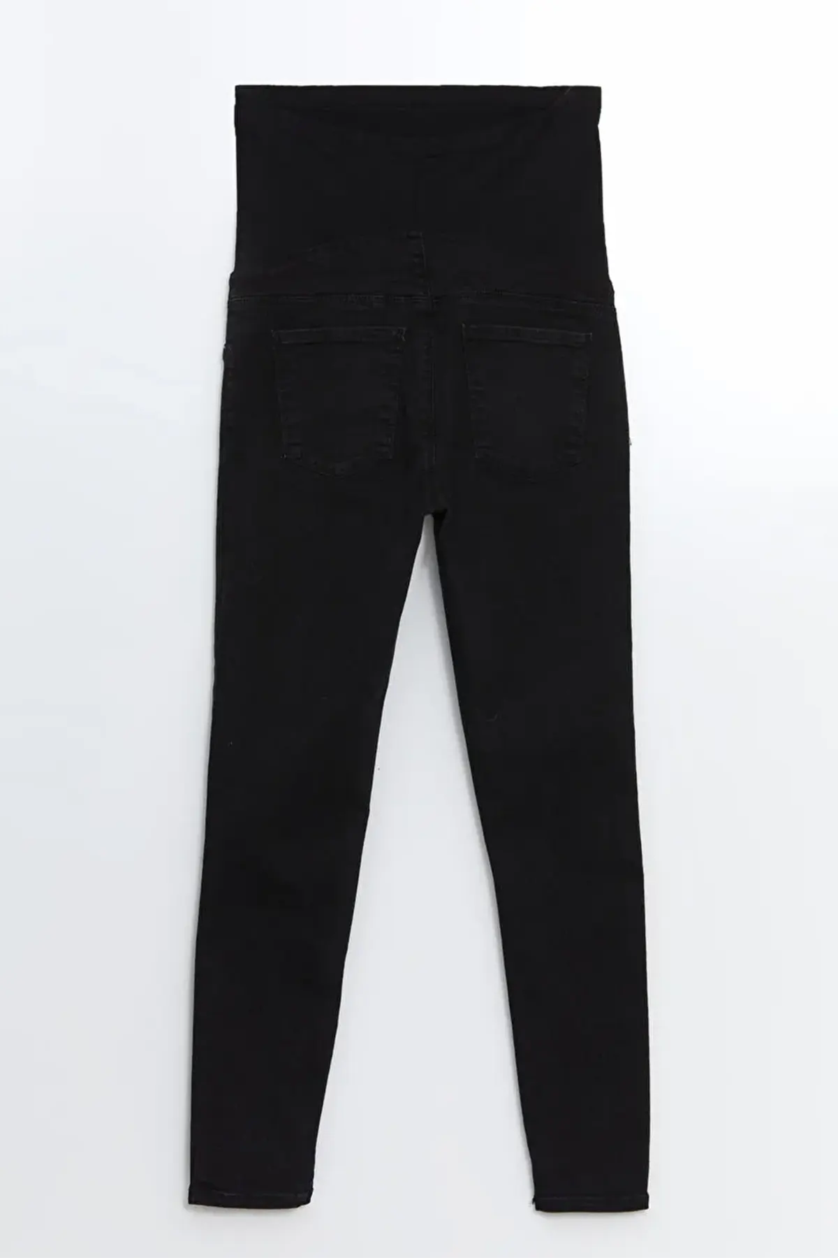 Cotton Panelled Mercury Skinny Fit Maternity Jeans Black - 8057