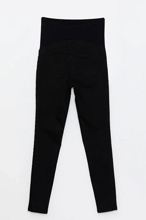 Belly Panel Standard Fit Maternity Trousers Black - 8326