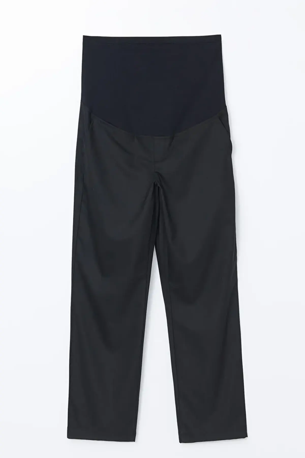 Belly Panel Maternity Trousers Black - 8333