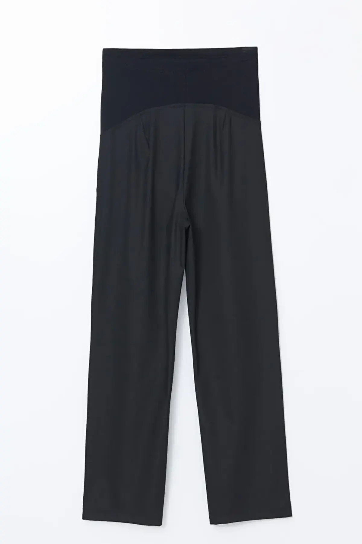 Belly Panel Maternity Trousers Black - 8333