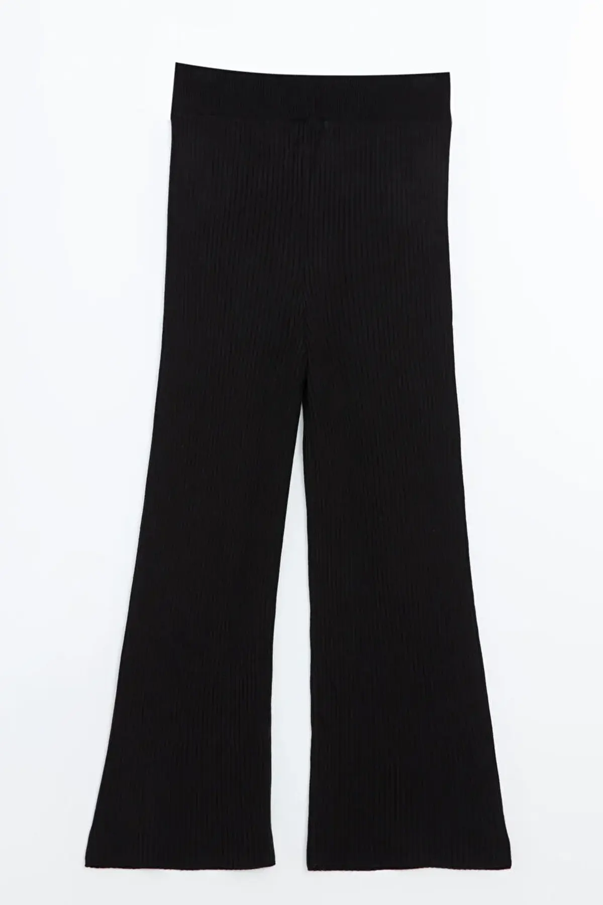 Elastic Waist Maternity Knit Trousers Black - 8378