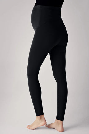 Adjustable Waist Maternity Leggings Black - LT9002