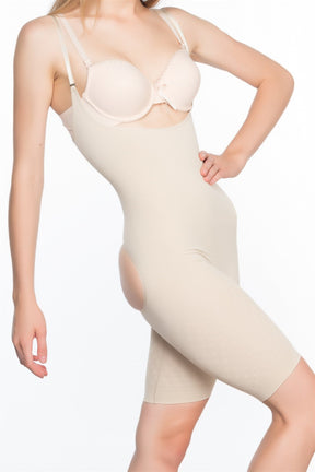 Seamless Long Johns Boxer Postpartum Corset - 2038