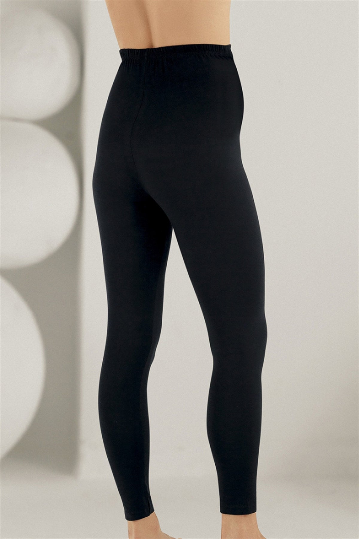 Cotton Mel Bee Maternity Leggings Black - 3041