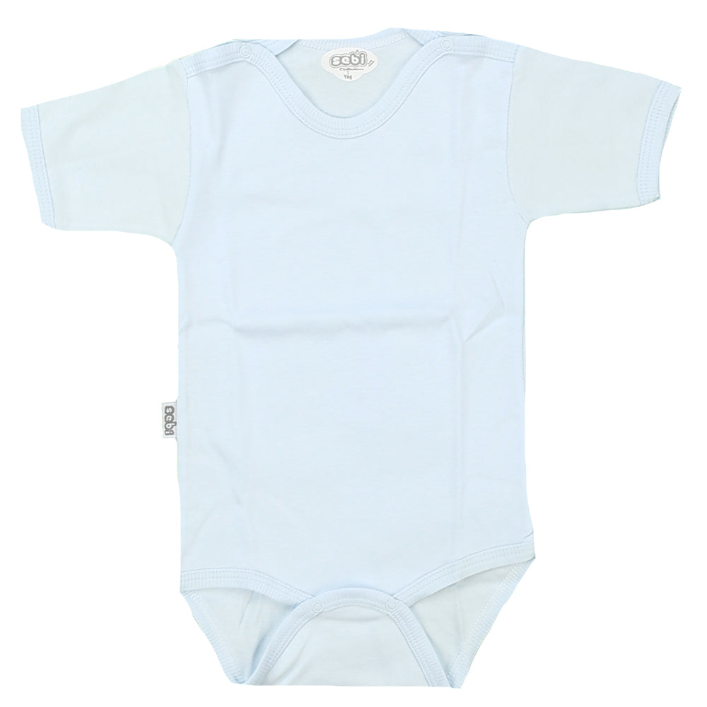 Short Sleeve Kids Bodysuit Blue (1-3 Years) - 001.0004