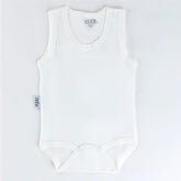 Strap Baby Bodysuit Ecru (0-12 Months) - 001.0155