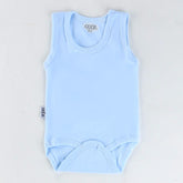 Strap Baby Bodysuit Blue (0-12 Months) - 001.0155