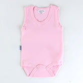 Strap Baby Bodysuit Pink (0-12 Months) - 001.0155