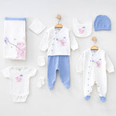 Polka Dot Hospital Outfit 10-Piece Set Newborn Baby Girls - 020.10288