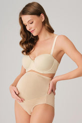 Modal Cotton High Waist Maternity Panties Skin - 2588
